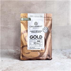 CALLEBAUT GOLD CARAMEL DROPS 2.5KG