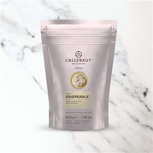 CALLEBAUT WHITE CHOCOLATE CRISPEARLS 800G