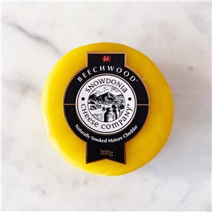 SNOWDONIA CHEDDAR SMOKED BEECHWOOD 200G